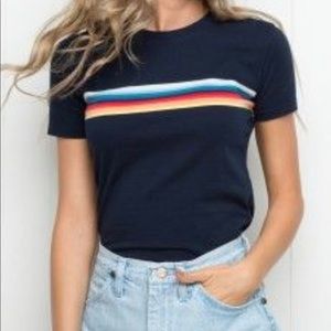 Pacsun rainbow striped shirt 🌈